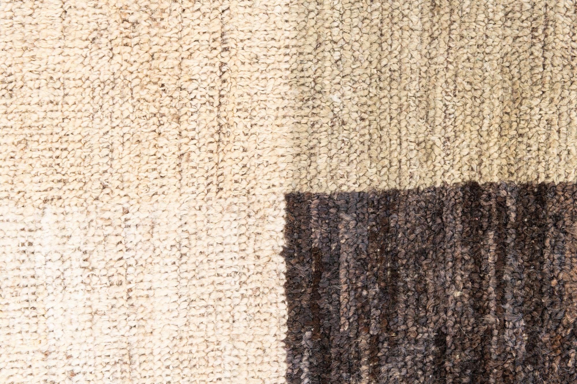 5' 2 x 7' Hand Knotted Moroccan Wool Rug