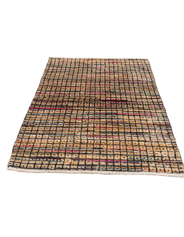 Detail image of 2' 8 x 4' 1 Hand Knotted Moroccan Wool Rug