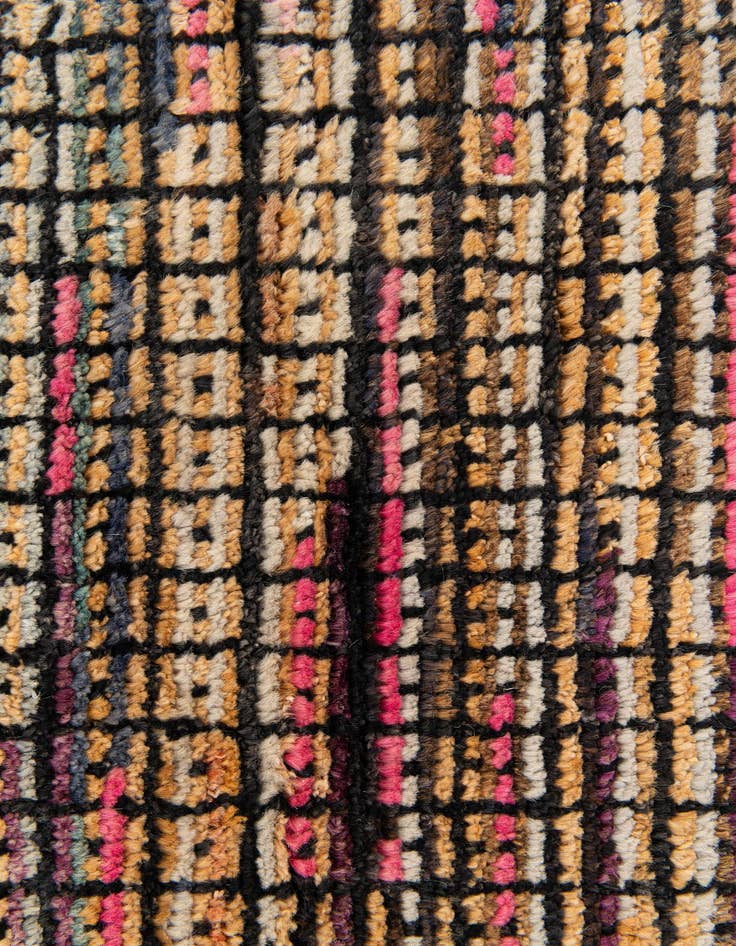 Detail image of 2' 8 x 4' 1 Hand Knotted Moroccan Wool Rug