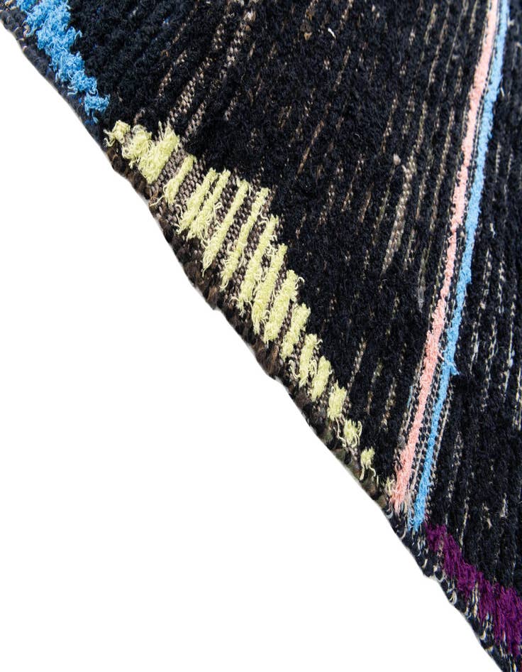 Detail image of 4' 2 x 6' 4  Hand Knotted Moroccan Wool Rug