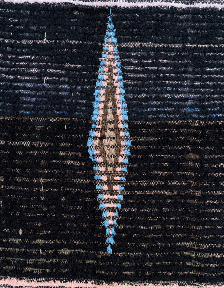 Detail image of 4' 2 x 6' 4  Hand Knotted Moroccan Wool Rug