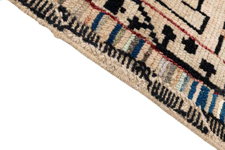 9' 8 x 12' 6 Hand Knotted Moroccan Wool Rug