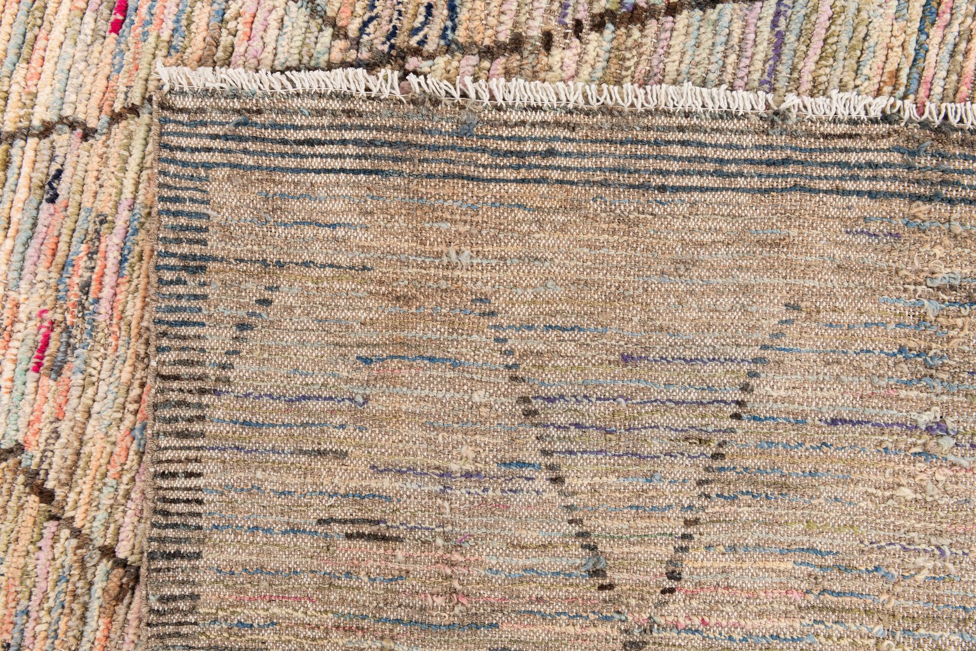 9' 7 x 11' 5 Hand Knotted Moroccan Wool Rug