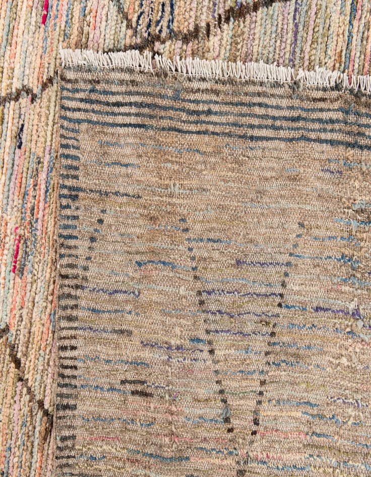 Detail image of 9' 7 x 11' 5  Hand Knotted Moroccan Wool Rug