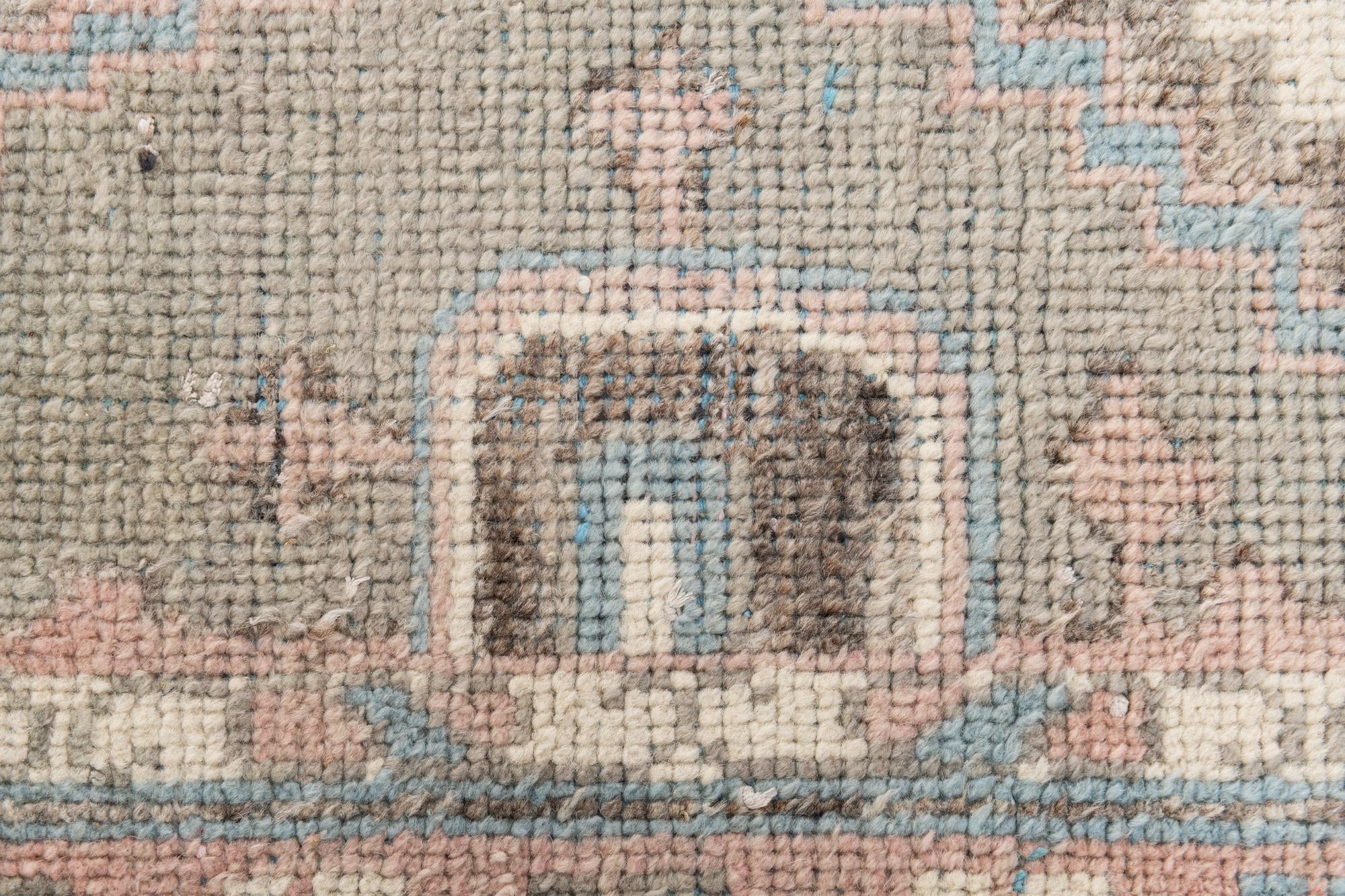 6' x 9' 8 Hand Knotted Moroccan Wool Rug