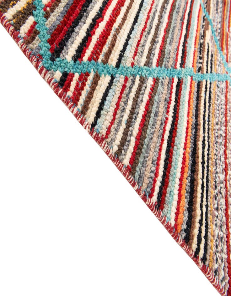 Detail image of 6' x 9' 2  Hand Knotted Moroccan Wool Rug