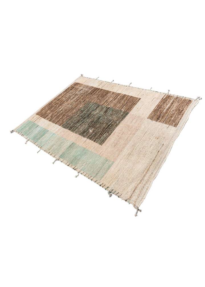 5' 4 x 7' 3 Hand Knotted Moroccan Wool Rug