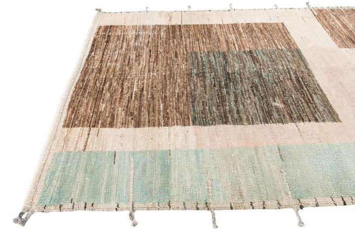 5' 4 x 7' 3 Hand Knotted Moroccan Wool Rug