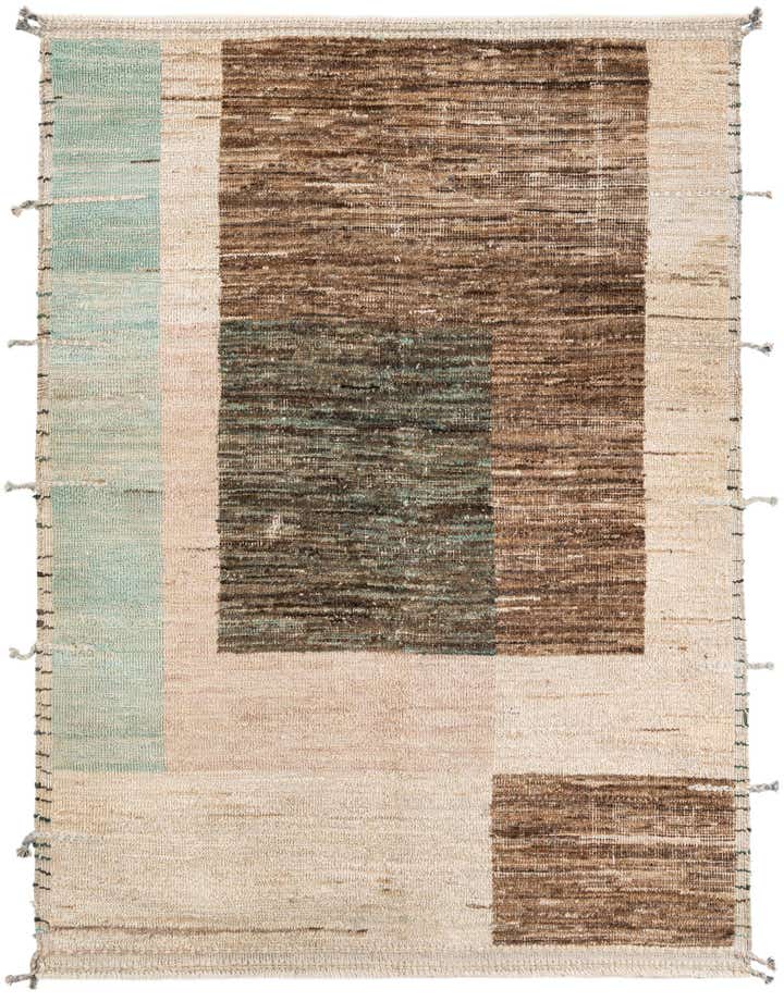 5' 4 x 7' 3 Hand Knotted Moroccan Wool Rug