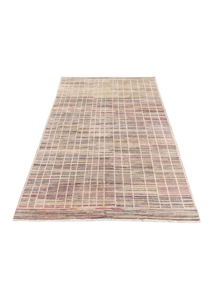 6' 6 x 9' 2 Hand Knotted Moroccan Wool Rug