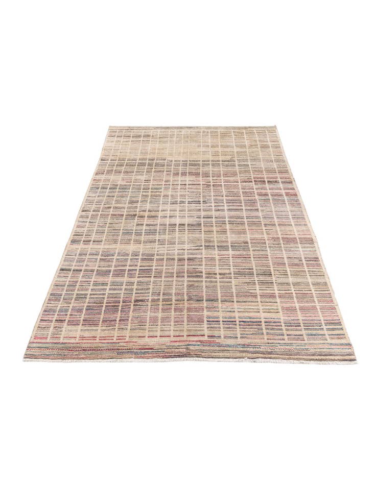 Detail image of 6' 6 x 9' 2 Hand Knotted Moroccan Wool Rug