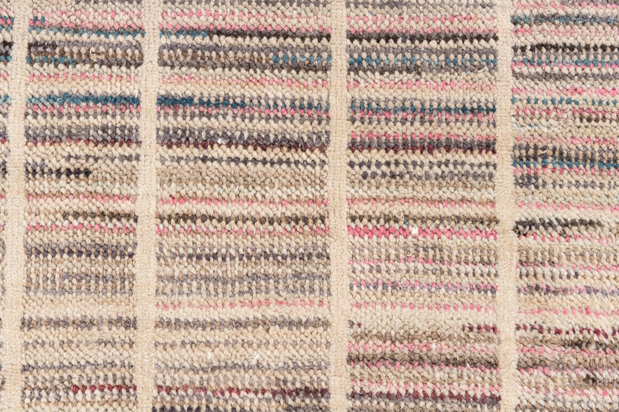 6' 6 x 9' 2 Hand Knotted Moroccan Wool Rug