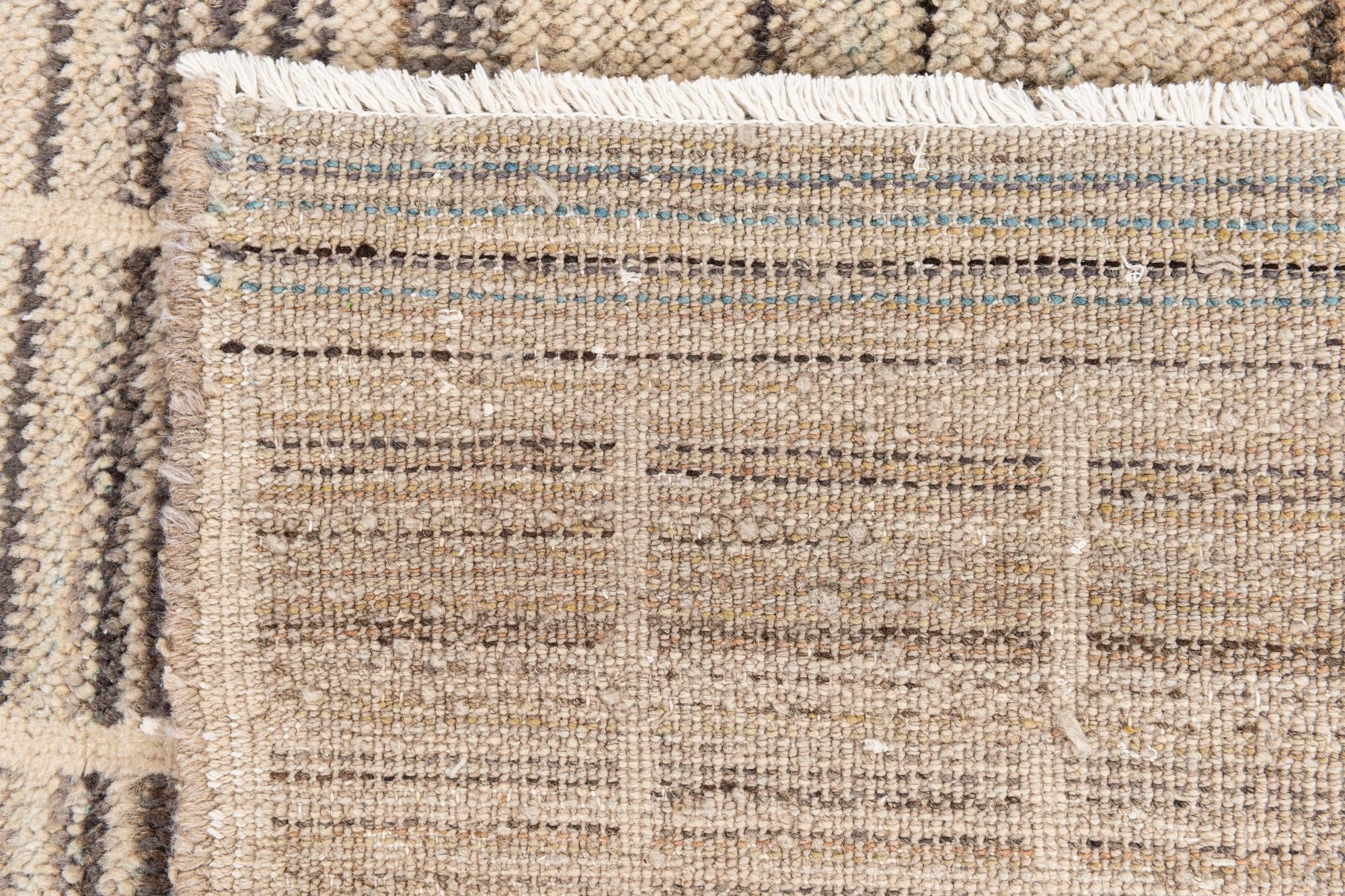 6' 6 x 9' 2 Hand Knotted Moroccan Wool Rug