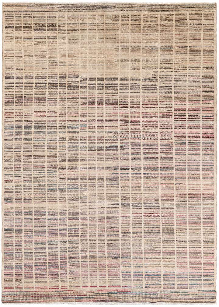 6' 6 x 9' 2 Hand Knotted Moroccan Wool Rug