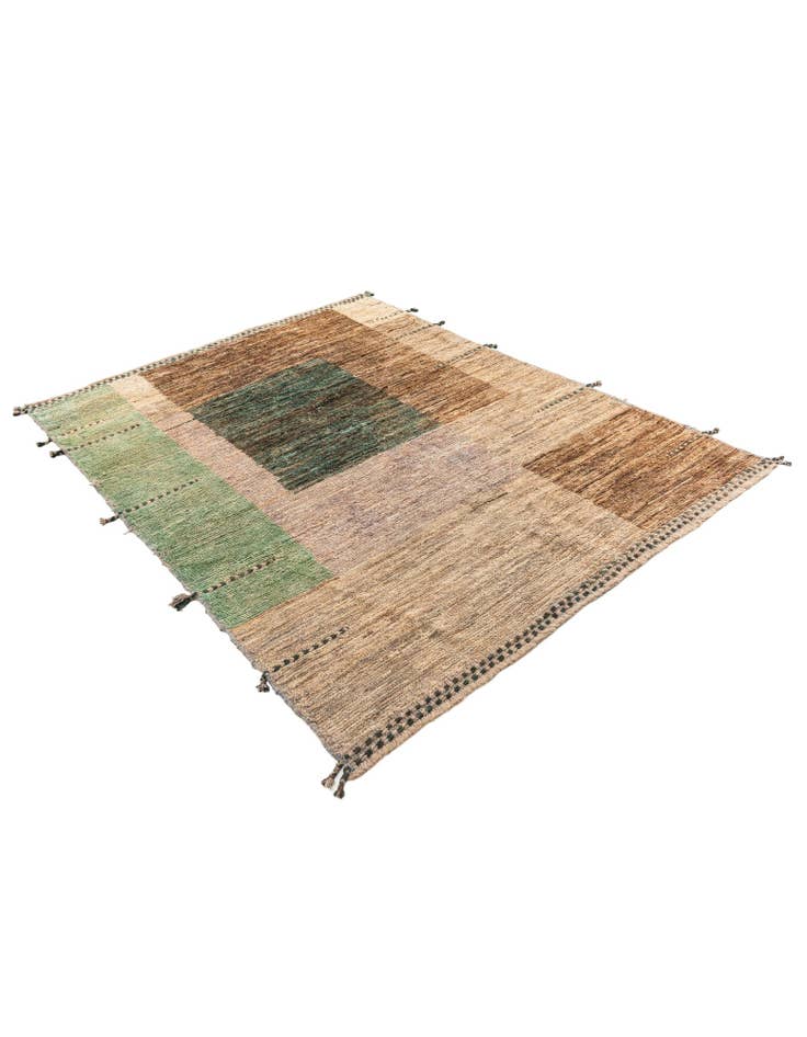 Detail image of 5' 4 x 7' 1 Hand Knotted Moroccan Wool Rug