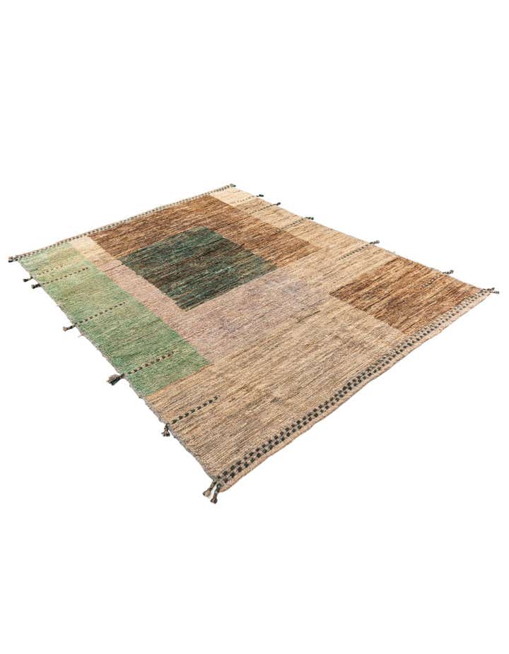 5' 4 x 7' 1 Hand Knotted Moroccan Wool Rug