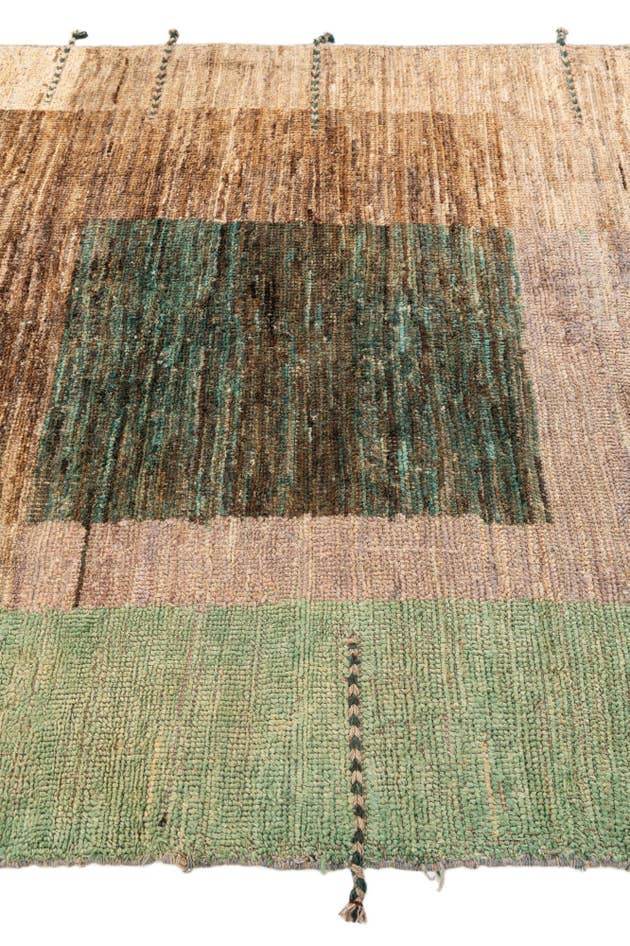 Detail image of 5' 4 x 7' 1 Hand Knotted Moroccan Wool Rug