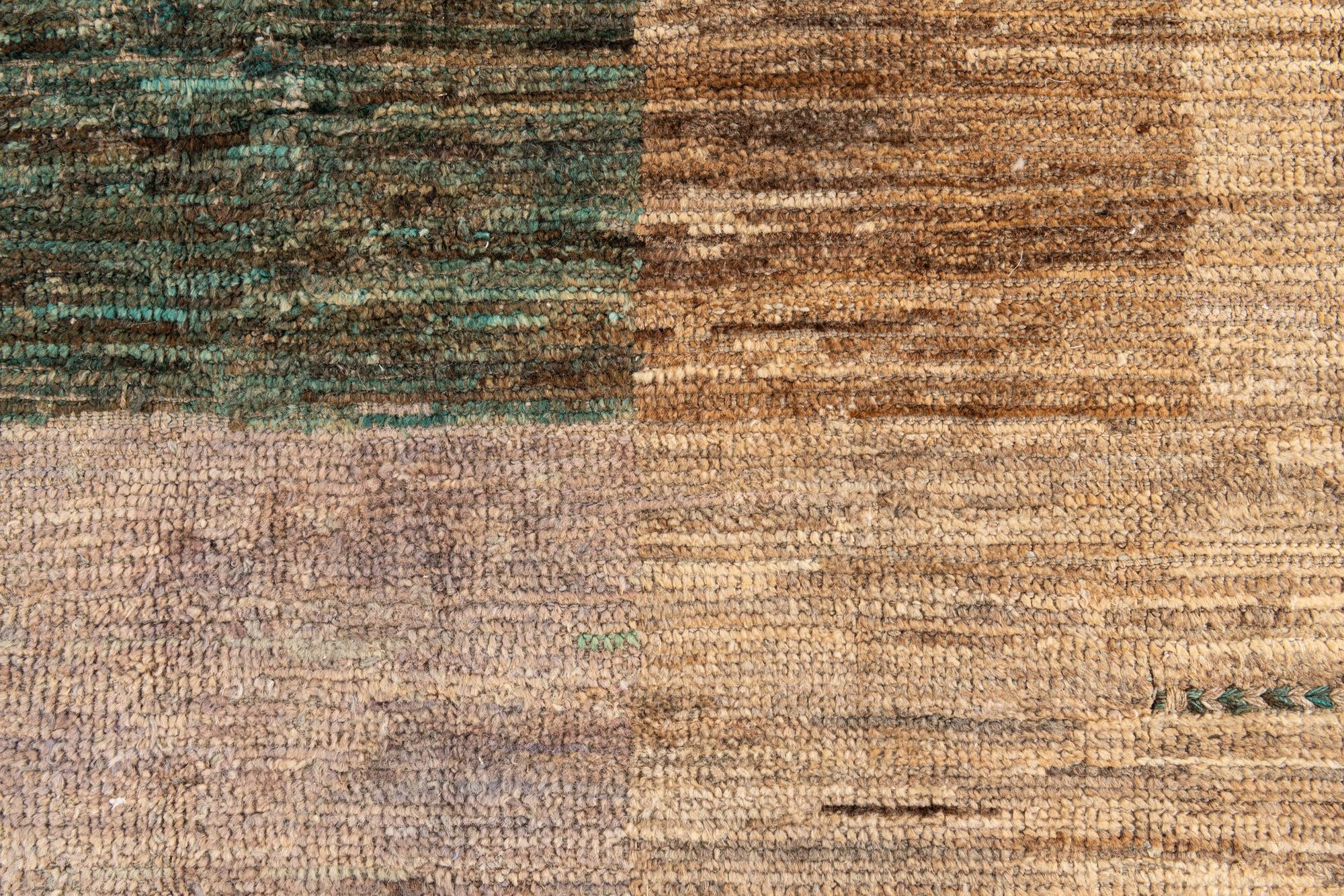 5' 4 x 7' 1 Hand Knotted Moroccan Wool Rug