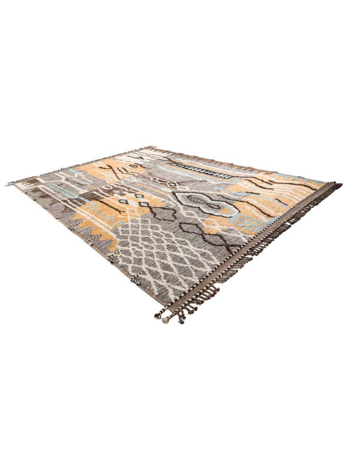 10' 3 x 13' 4 Hand Knotted Moroccan Wool Rug