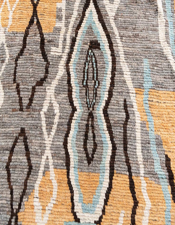 Detail image of 10' 3 x 13' 4  Hand Knotted Moroccan Wool Rug