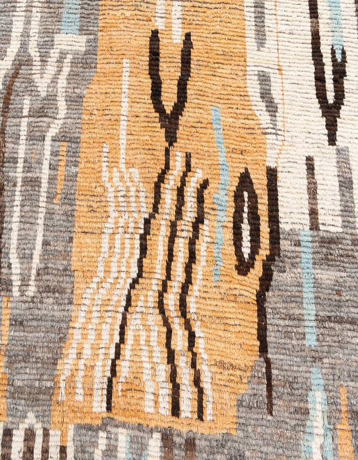 Detail image of 10' 3 x 13' 4  Hand Knotted Moroccan Wool Rug