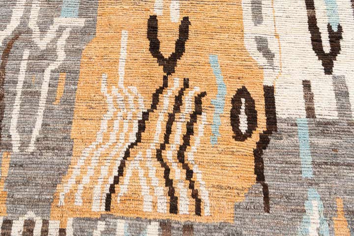 10' 3 x 13' 4 Hand Knotted Moroccan Wool Rug
