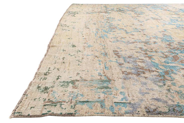 Detail image of 10' 3 x 14' 1 Hand Knotted Moroccan Wool Rug
