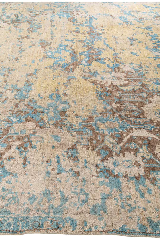 10' 3 x 14' 1 Hand Knotted Moroccan Wool Rug