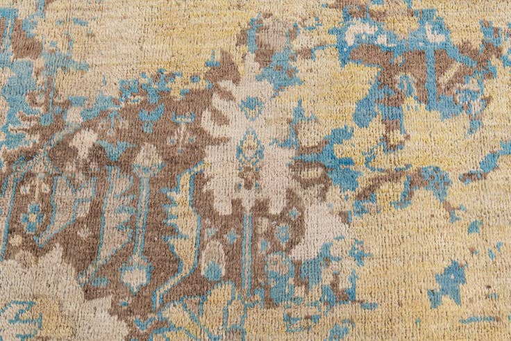 Detail image of 10' 3 x 14' 1 Hand Knotted Moroccan Wool Rug