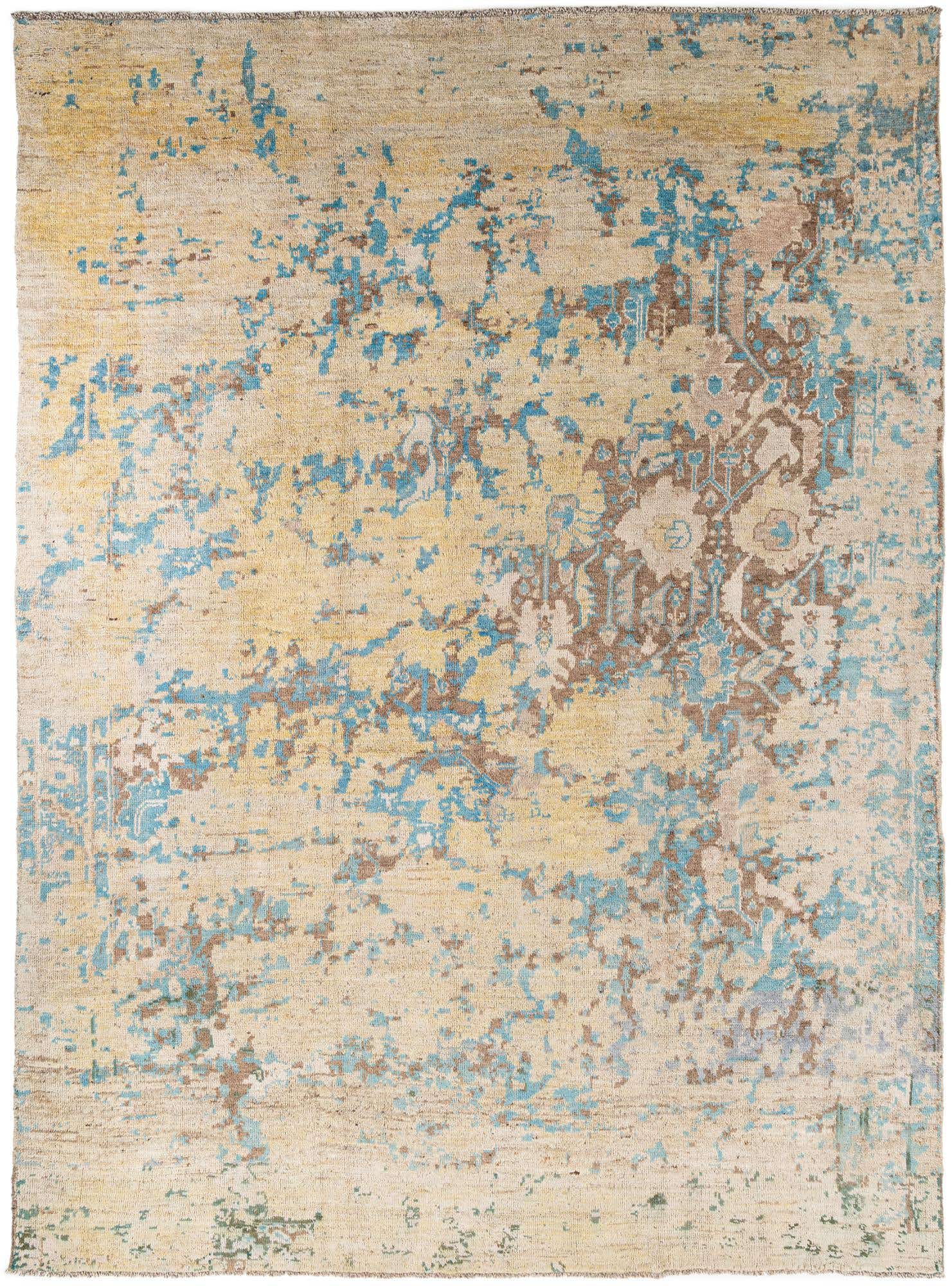 10' 3 x 14' 1 Hand Knotted Moroccan Wool Rug