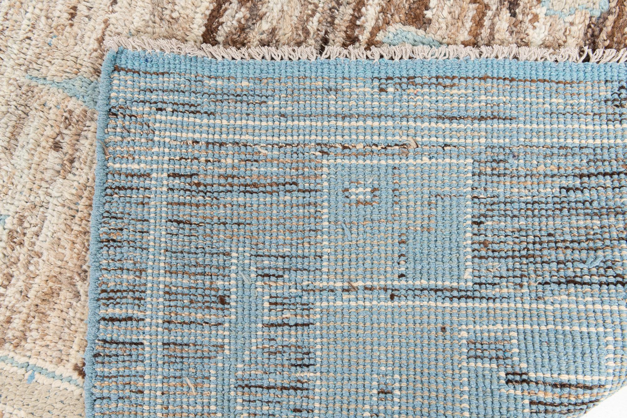 8' 10 x 13' 6 Hand Knotted Moroccan Wool Rug