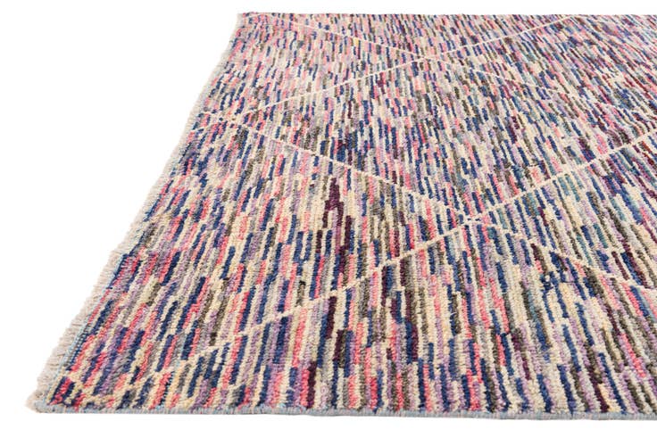 Detail image of 7' 9 x 9' 8 Hand Knotted Moroccan Wool Rug