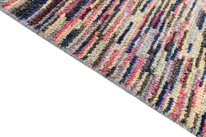 7' 9 x 9' 8 Hand Knotted Moroccan Wool Rug