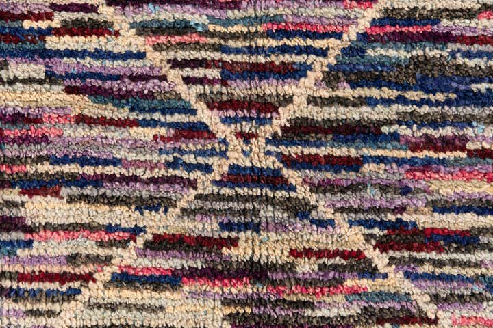 7' 9 x 9' 8 Hand Knotted Moroccan Wool Rug