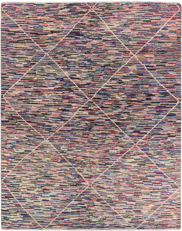 7' 9 x 9' 8 Hand Knotted Moroccan Wool Rug