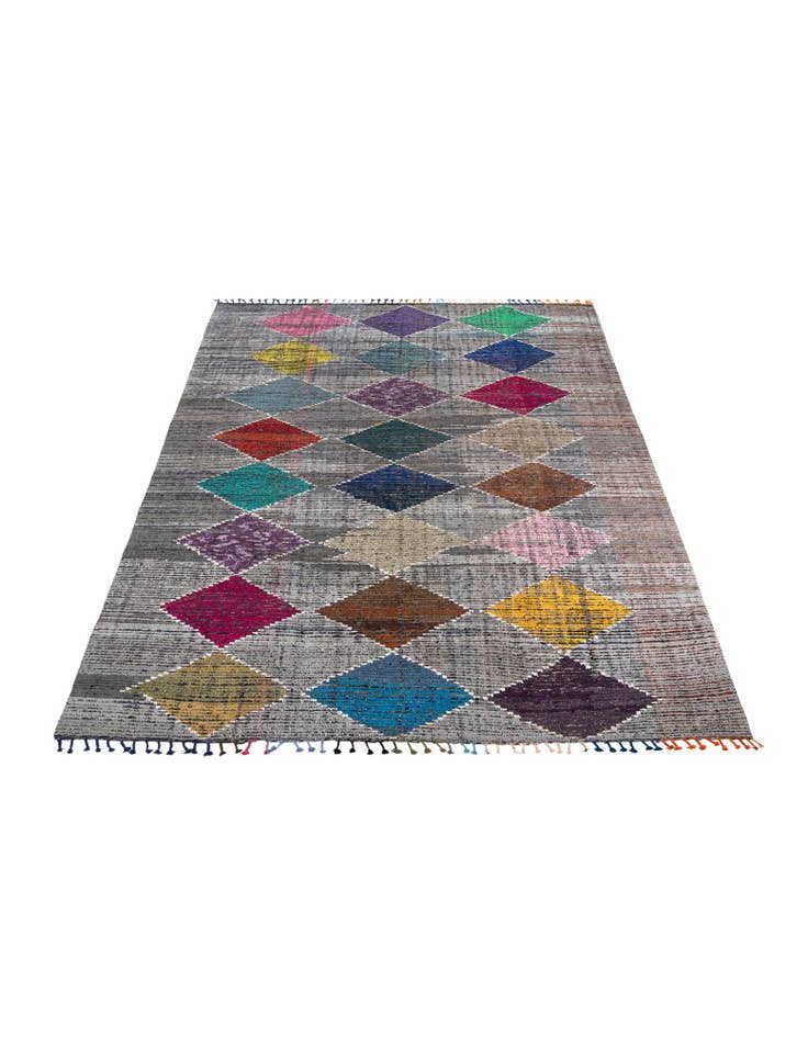 Detail image of 10' 3 x 13' 4 Hand Knotted Moroccan Wool Rug