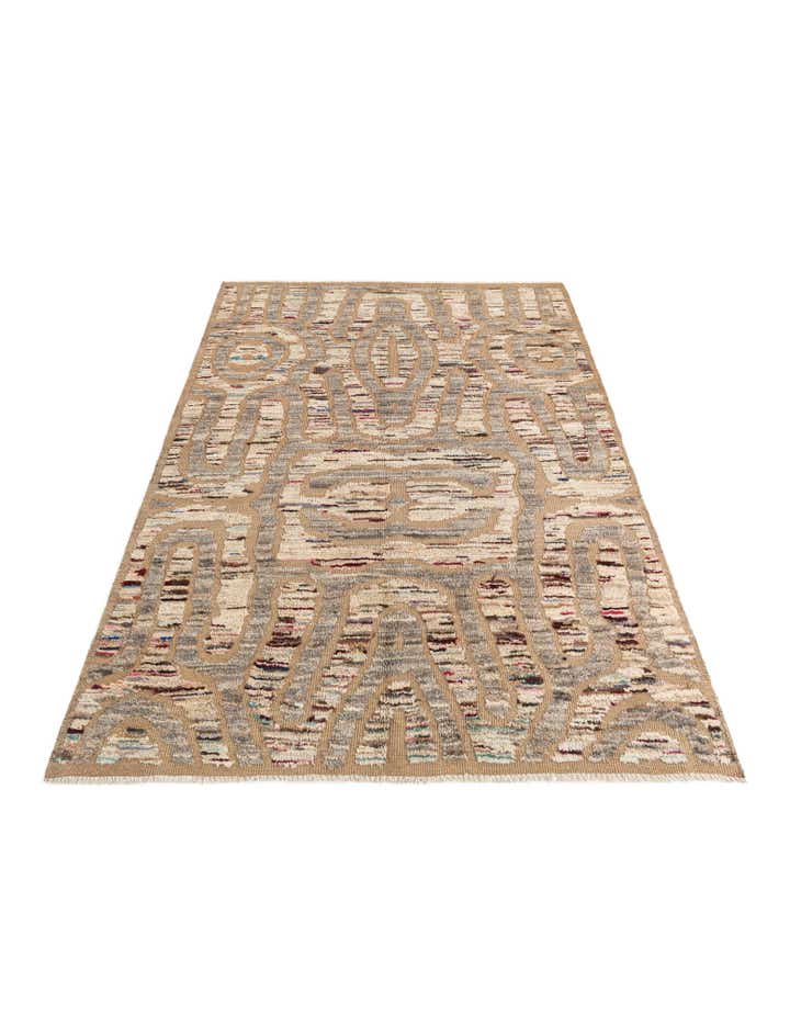 5' 8 x 8' 5 Hand Knotted Moroccan Rug