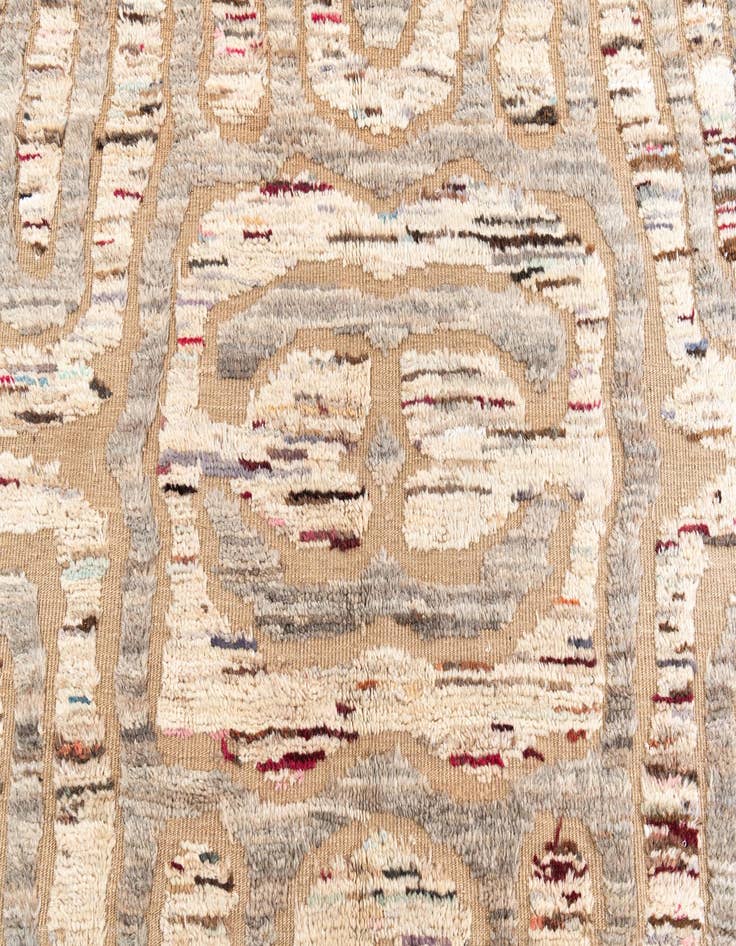 Detail image of 5' 8 x 8' 5  Hand Knotted Moroccan Rug