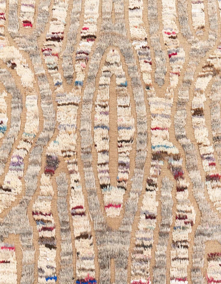 Detail image of 5' 8 x 8' 5  Hand Knotted Moroccan Rug