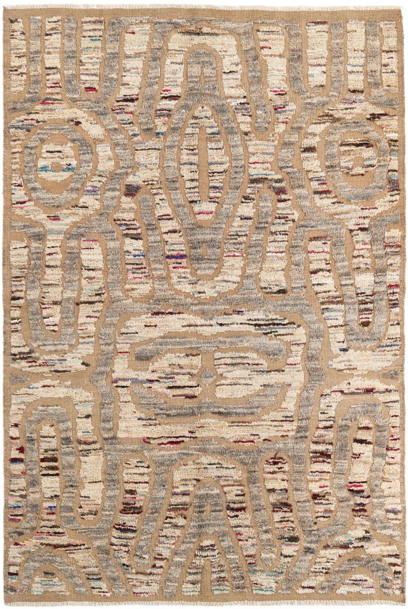 5' 8 x 8' 5 Hand Knotted Moroccan Rug