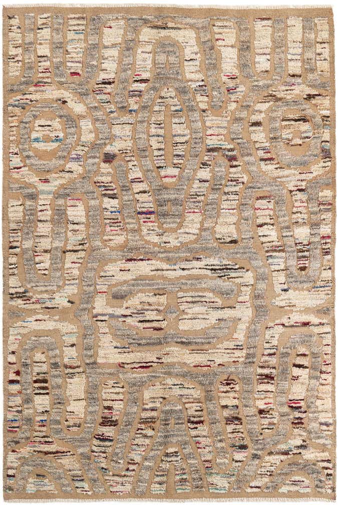 5' 8 x 8' 5 Hand Knotted Moroccan Rug