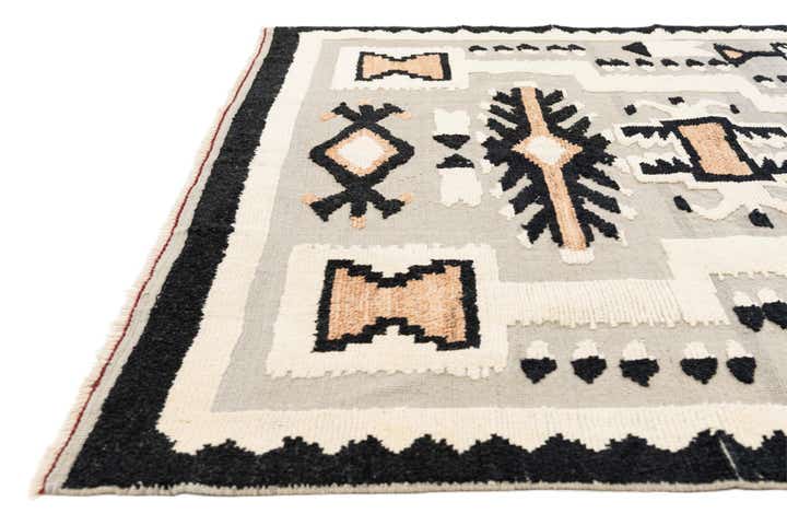 8' 3 x 10' 7 Hand Knotted Moroccan Wool Rug