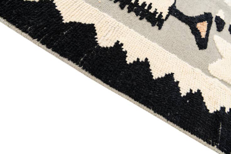 Detail image of 8' 3 x 10' 7 Hand Knotted Moroccan Wool Rug