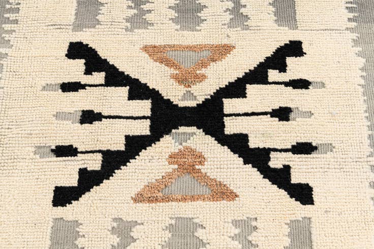 Detail image of 8' 3 x 10' 7 Hand Knotted Moroccan Wool Rug