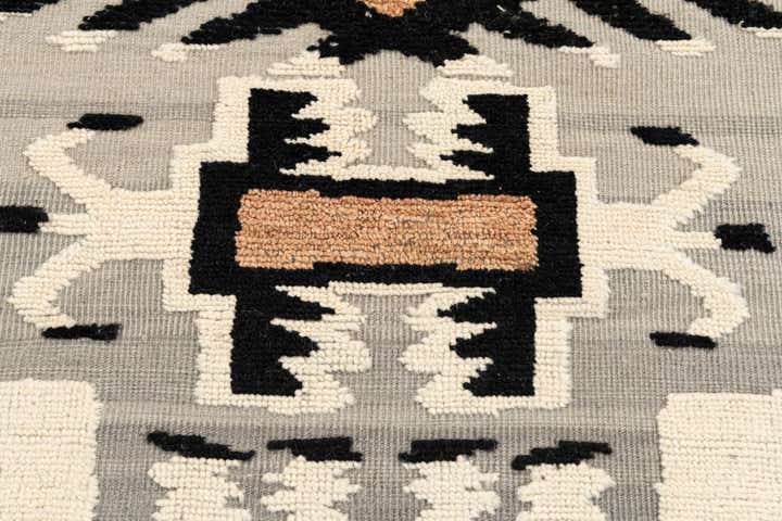 8' 3 x 10' 7 Hand Knotted Moroccan Wool Rug