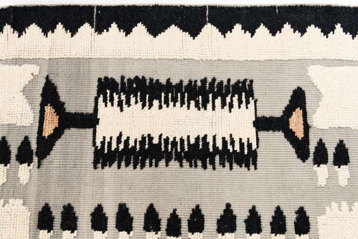 8' 3 x 10' 7 Hand Knotted Moroccan Wool Rug