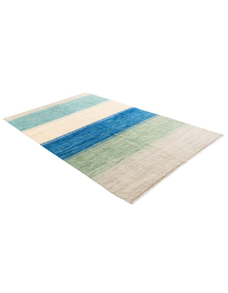 Detail image of 5' 1 x 8' 3 Hand Knotted Moroccan Wool Rug