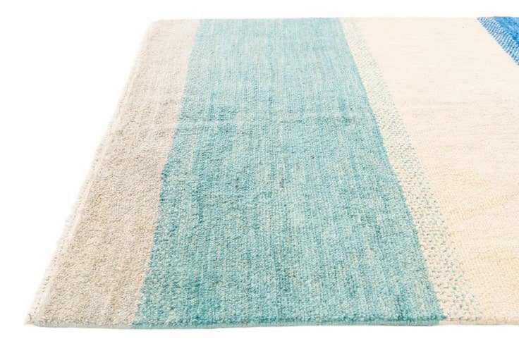 Detail image of 5' 1 x 8' 3 Hand Knotted Moroccan Wool Rug