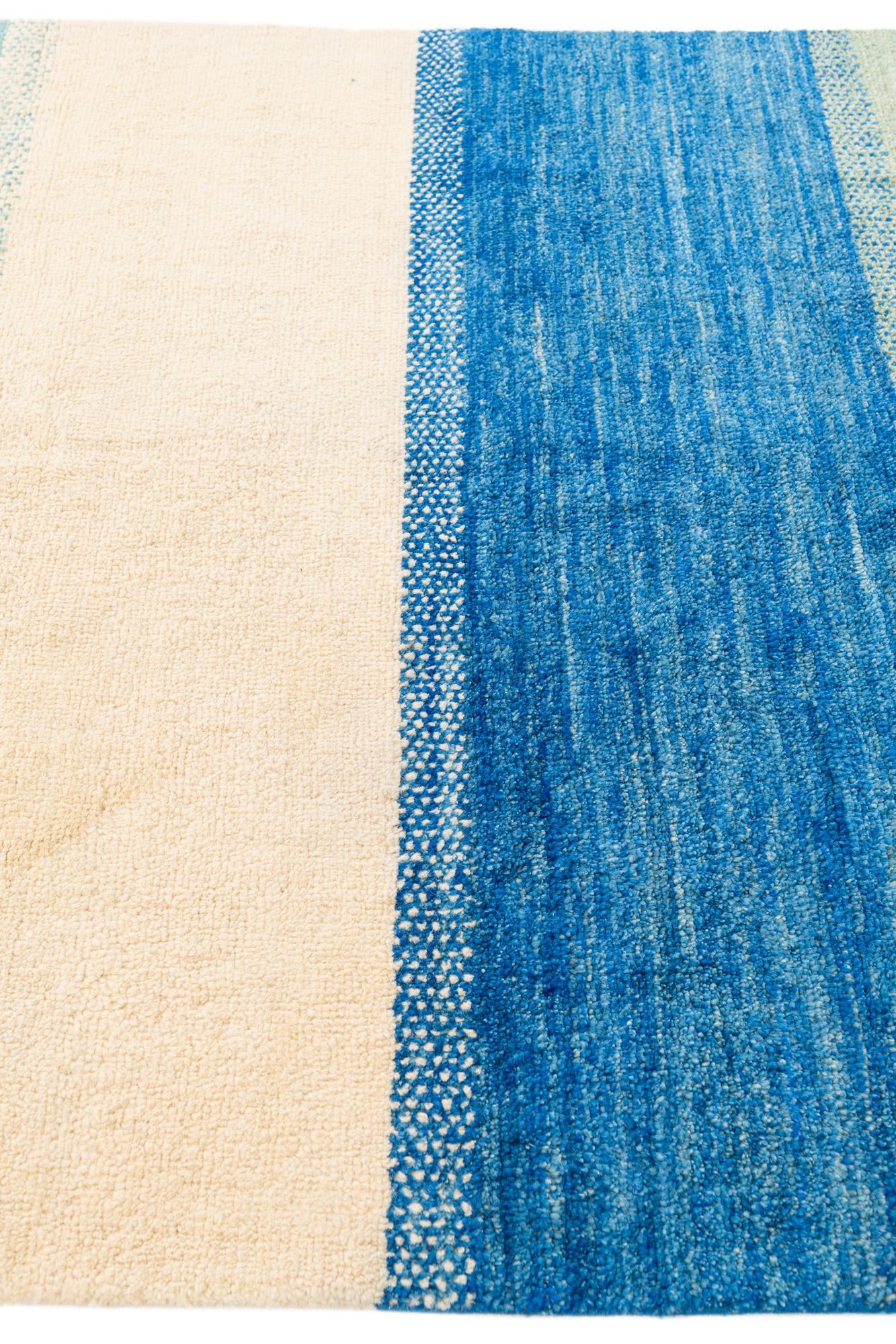 5' 1 x 8' 3 Hand Knotted Moroccan Wool Rug