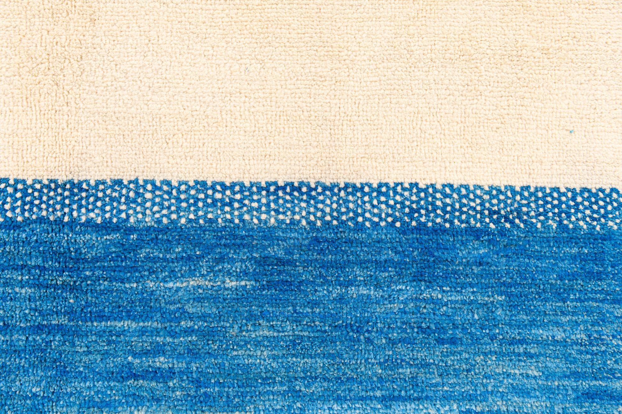5' 1 x 8' 3 Hand Knotted Moroccan Wool Rug